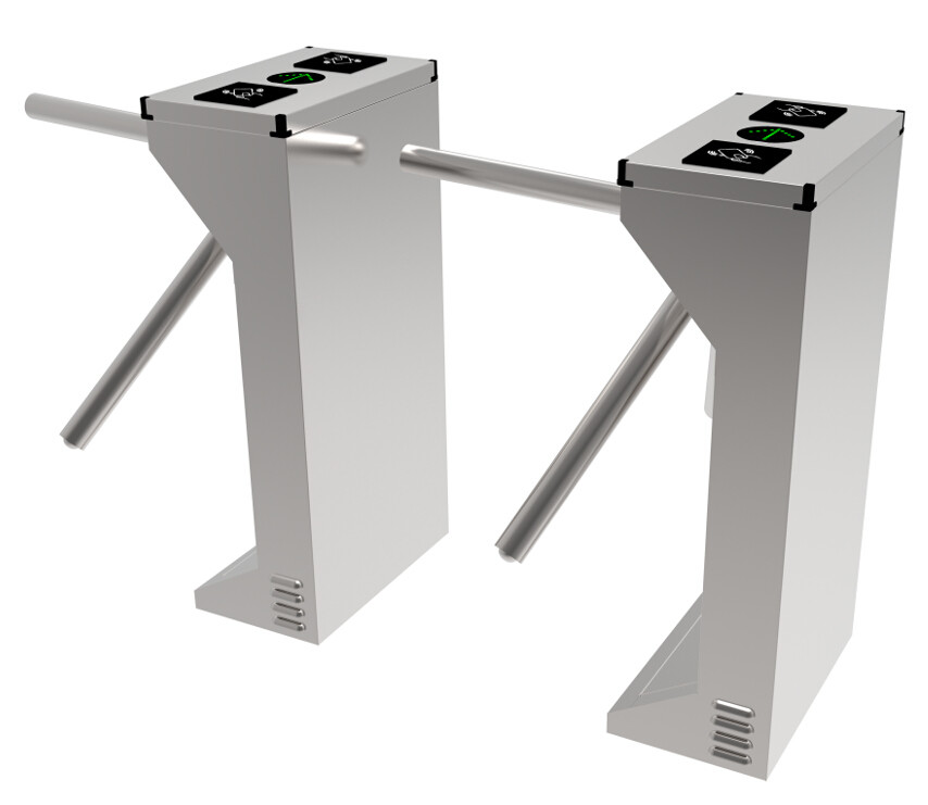 Drop Arm Optical Barrier Turnstiles Tripod Security Gates For