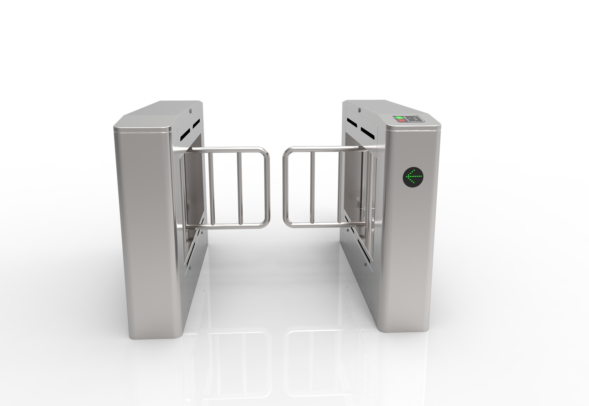Waterproof Automatic rfid Swing Gate Barrier for high entrance exit