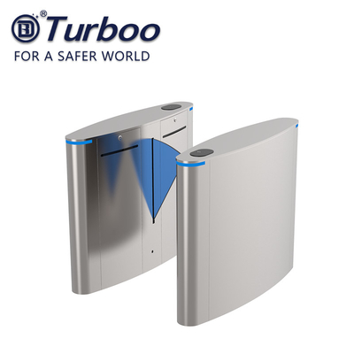 Buy Access Control Stainless Steel Flap Barrier Gate for Fast Passage in Office Building Area online manufacture