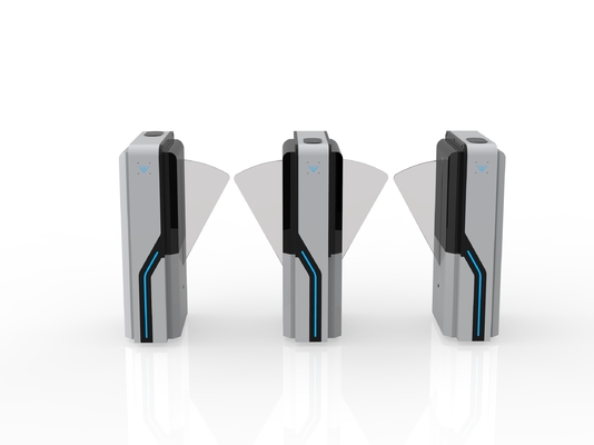 Buy Flap Barrier Gate Mechanism with Gym Swipe Card and RFID Operating Time 0.2 Seconds online manufacture