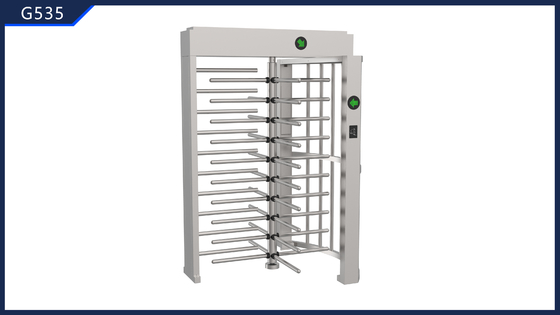 Full Height Rotor Turnstile Pedestrian Revolving Gate Access Control System Full Height Turnstile Gate