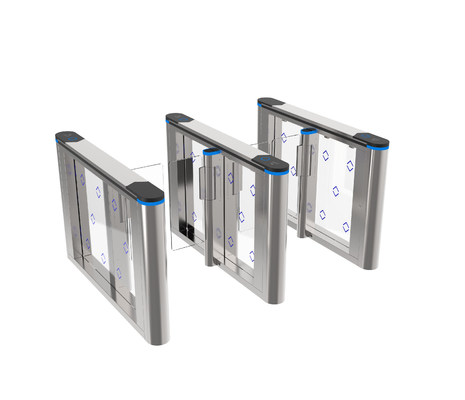 Buy Modern Style Integrated Design Swing Gate Turnstiles Stainless Steel Office Security Gates online manufacture