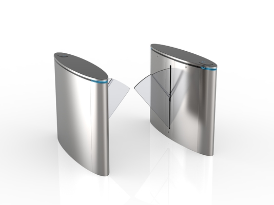 Buy Telescopic Acrylic Flap Barrier Turnstile Gate Access Control Systems With Elegant Design online manufacture