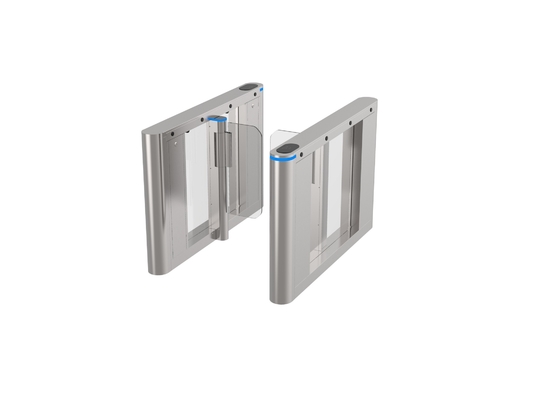 Buy Supermarket Entrance Automatic Security Swing Barrier Rfid Reader Access Control System Speed Gate Turnstile online manufacture