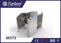 Turboo Boarding Swing Access Control Turnstile Gate SUS304 / HL400 Material 40w