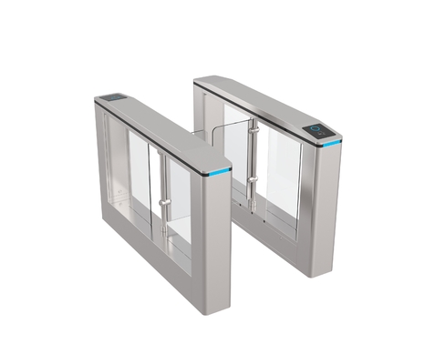 Buy Smart QR Code Security Access Control Turnstile Gate Swing Turnstile Gate for Self Supermarket and GYM online manufacture