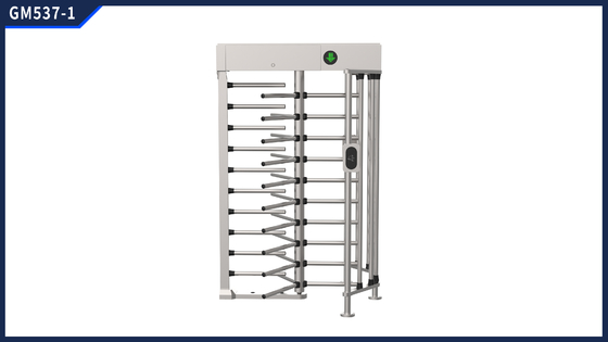 Buy 304 Stainless Steel Full Height Turnstile Gate with RFID QR reader online manufacture