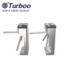 Access Control Pedestrian Barrier Gate / Vertical Tripod Turnstile RFID Card Reader