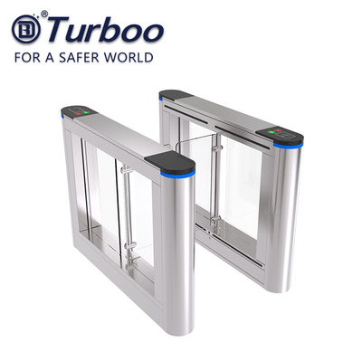 Buy 900mm Wide 1.5mm Acrylic Baffle Swing Gate Turnstile With Face Recognition Unit A306C online manufacture