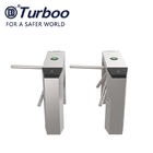 SUS201 Tripod Turnstile Gate Barrier With Bi Direction Two RFID Readers
