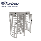Full Height Pedestrian Turnstile Gate Stainless Steel High Security IC ID