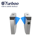 Durable Retractable Flap Barrier Turnstile Biometric Access Control System