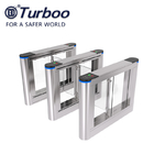 Security Systems Swing Optical Barrier Turnstiles For Access Control Biometric Gate
