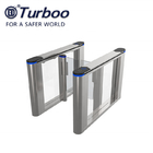 Double Swing Turnstile Gate / Stainless Steel office building Turnstile For Transit Fare Collection