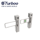 Stainless Steel Swing Barrier Gate Supermarket Entrance With Smart Card Door