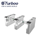 Dust - Proof Train Station Turnstile / Stainless Steel Swing Gate Access Control