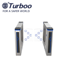 Compact Design Office Security Gates , Stainless Steel Swing Gate Turnstile
