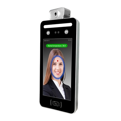 IC ID Card Reader Android Face Recognition Turnstile With Temperature Detector