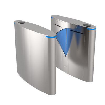 Pedestrian Flap Gate Turnstile Barrier Auto Reset Dry Contact Input Signal