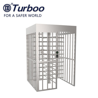 High Security Pedestrian Barrier Gate Access Control Full Height Turnstile