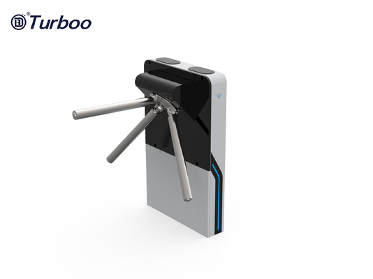 Security Access Control Fingerprint Tripod Turnstile Gate Revolving Door Mechanism With Gym Swipe Card