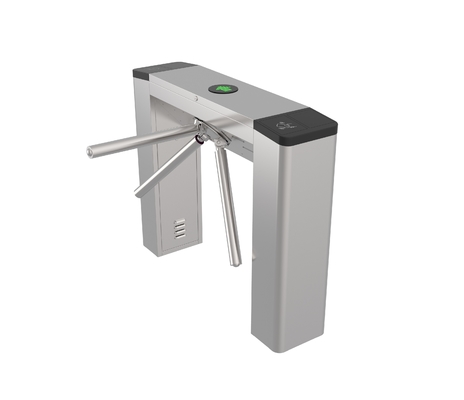 Outdoor Indoor Use Tripod Turnstile Gate Dry Contact With RFID QR