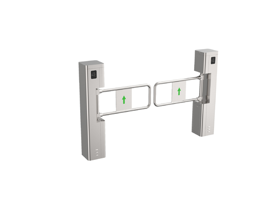 Access Control Swing Gate Turnstile Integrated RFID/QR Code For Self-Service Supermarkets Gyms