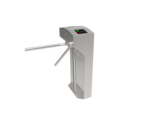 RFID Vertical Tripod Access Control Turnstile Gate Intelligent 3 Arm With Sensor