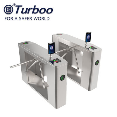 Pedestrian Access Control Turnstile Gate Overall Plate Structure For Entrance Control