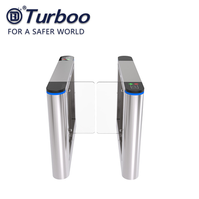 Security Systems Swing Optical Barrier Turnstiles For Access Control Biometric Gate