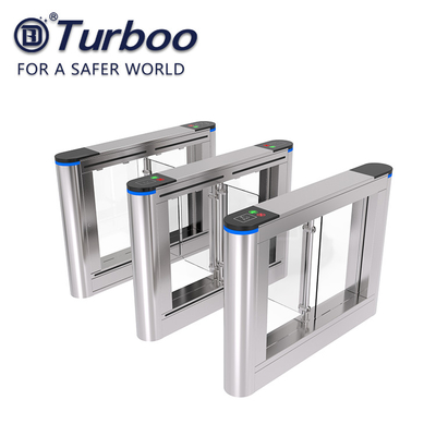 High Speed Flap Barrier Gate / Controlled Access Gates With Infrared Sensors