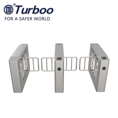 Stainless Steel Access Control Turnstile Gate Waist Height Fully Automatic 35 Watt