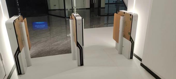 Compact High End Ultra Slim Swing Turnstile Gate RFID Access Control ...