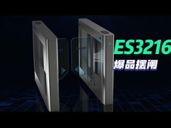 Economic Half Height Turnstile Brushless Swing Gate Outdoor and Indoor Installation