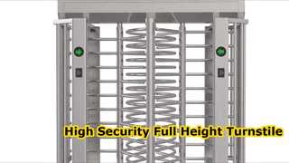 Introduce G539-2 CE Approved Full Height Turnstile Revolving Door 30 Persons / Min For You