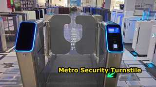 Subway Metro Entrance Ticket Checking Turnstile Gate