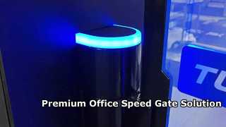 Watch: Nova LA3219H Showcase Office Building Entrance Access Control Turnstile Speed Gate