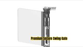 Z315 Cheap but of Good Quality Swing Gate Transparent acrylic panel
