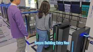 High Security Commercial Building Entrance Control Turnstile Gate