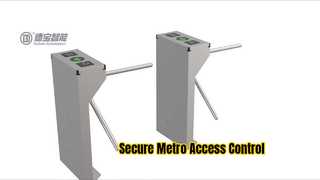 Introduce Metro Station Three Arm Turnstile Security Products Standard Electronic Interface For You