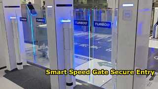 View New Arrival Nova LA3219S Demo Smart Pedestrian Access Control Speed Gate