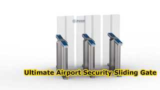 High Barrier Sliding Gate Prevent Climbing for High Security Areas Airports